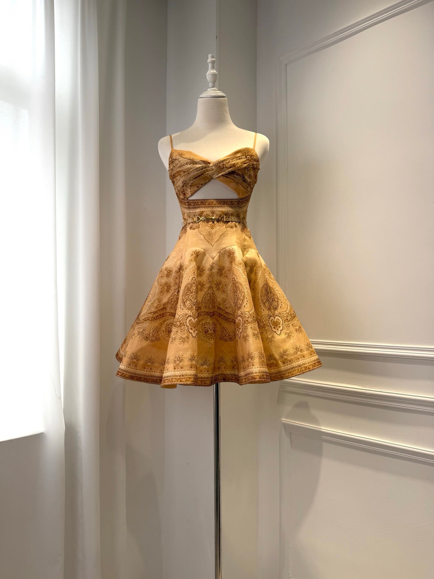 Paisley Medallion Mini Dress