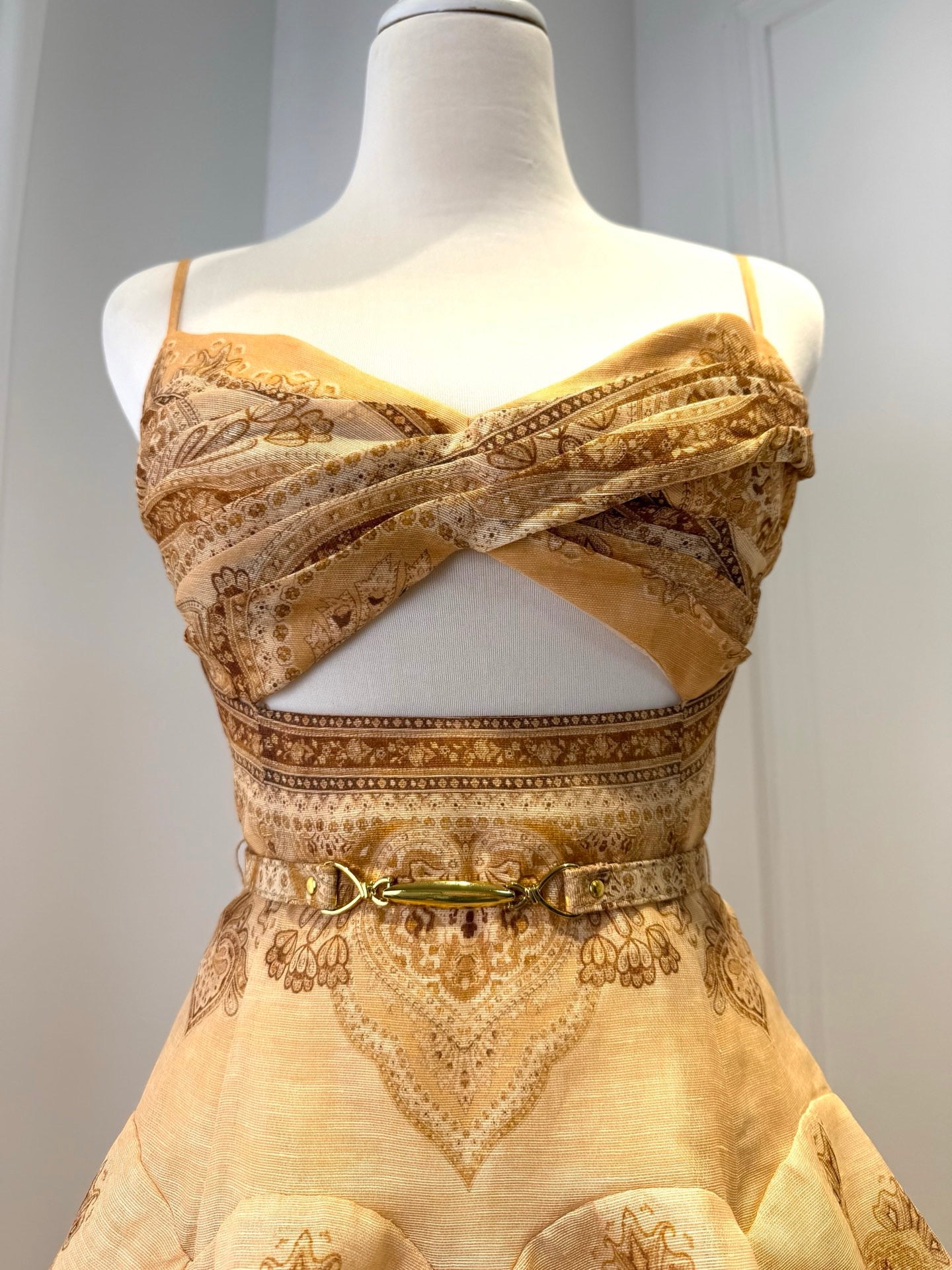 Paisley Medallion Mini Dress