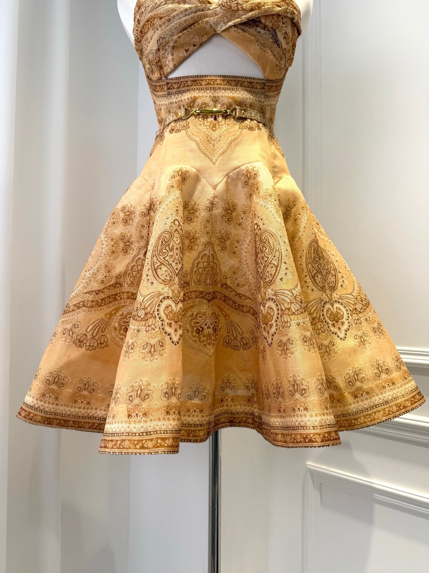 Paisley Medallion Mini Dress