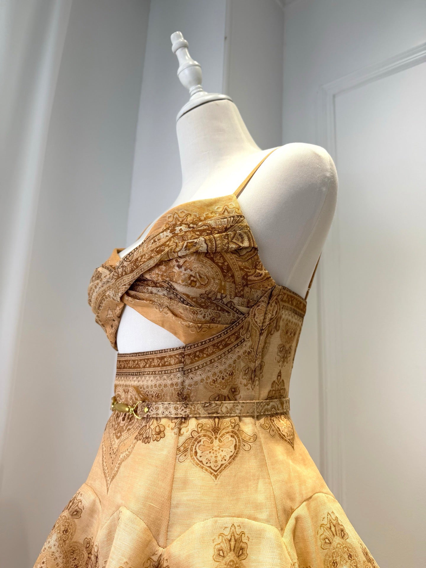 Paisley Medallion Mini Dress
