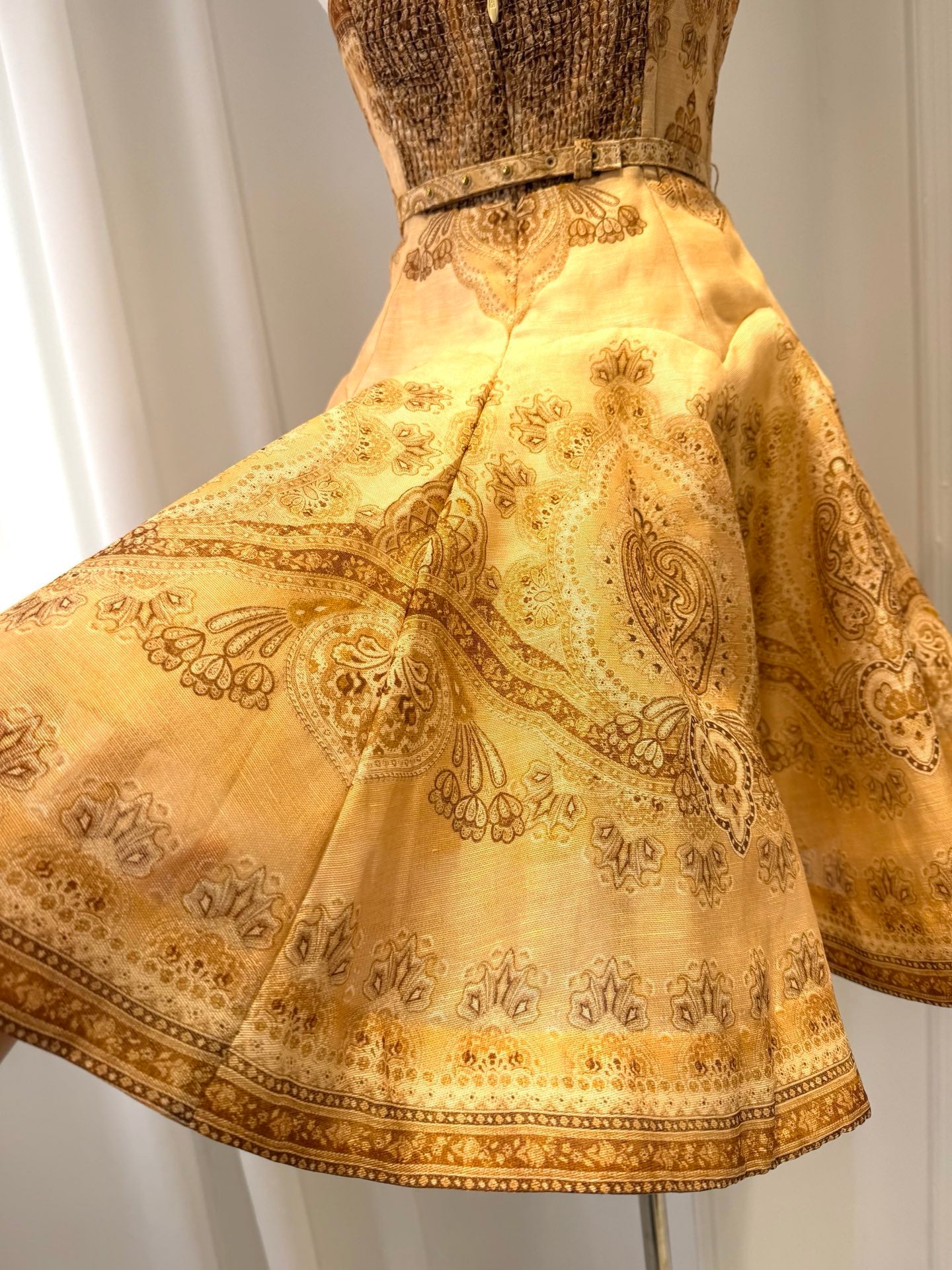 Paisley Medallion Mini Dress