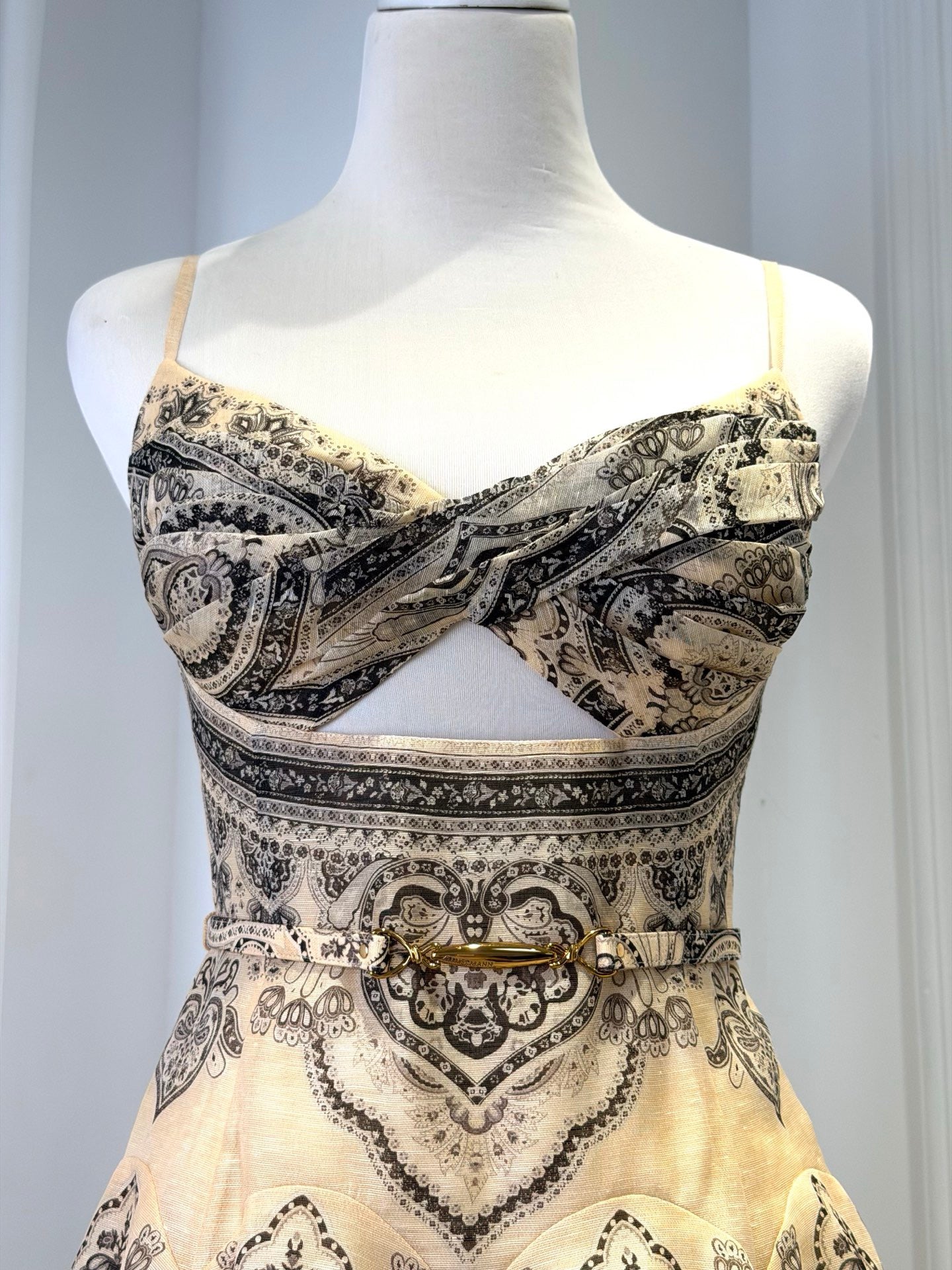 Paisley Medallion Midi Dress