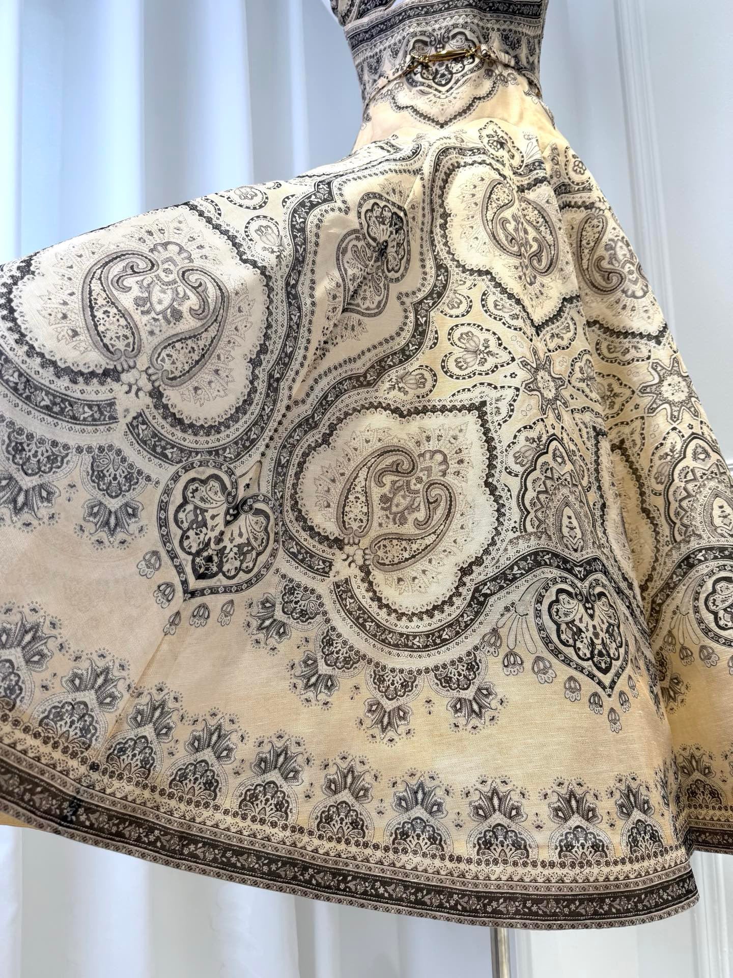 Paisley Medallion Midi Dress