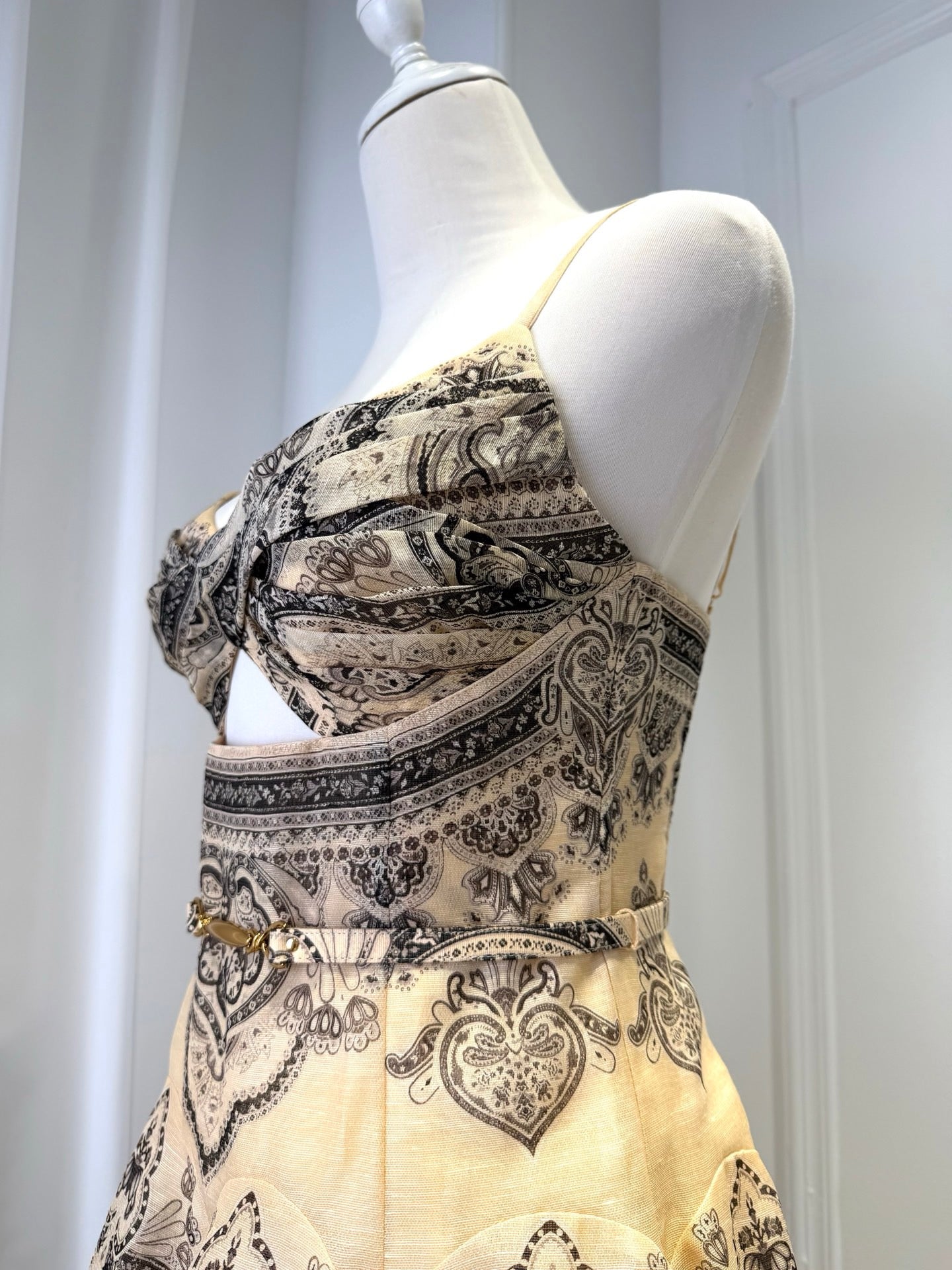 Paisley Medallion Midi Dress