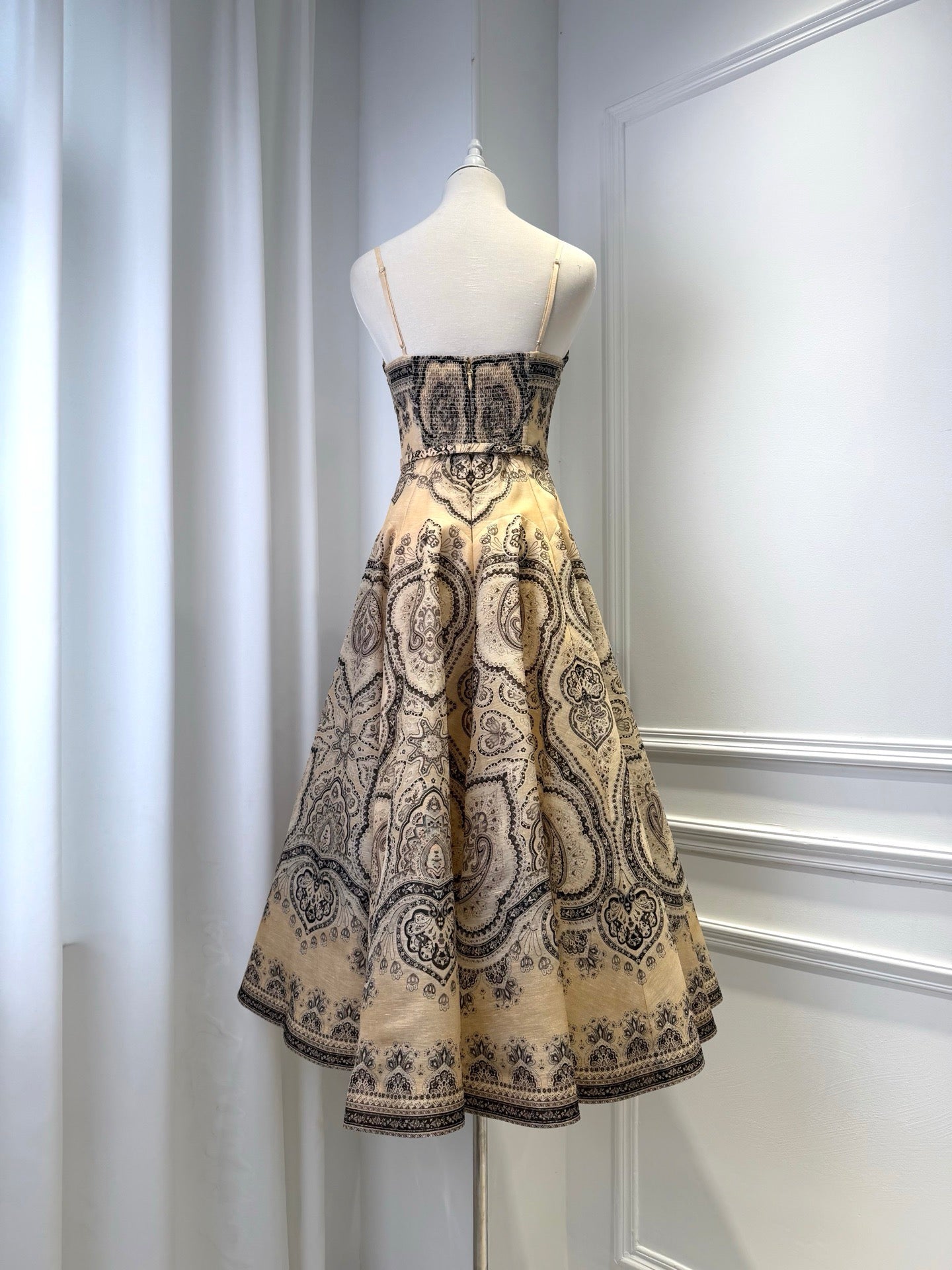 Paisley Medallion Midi Dress