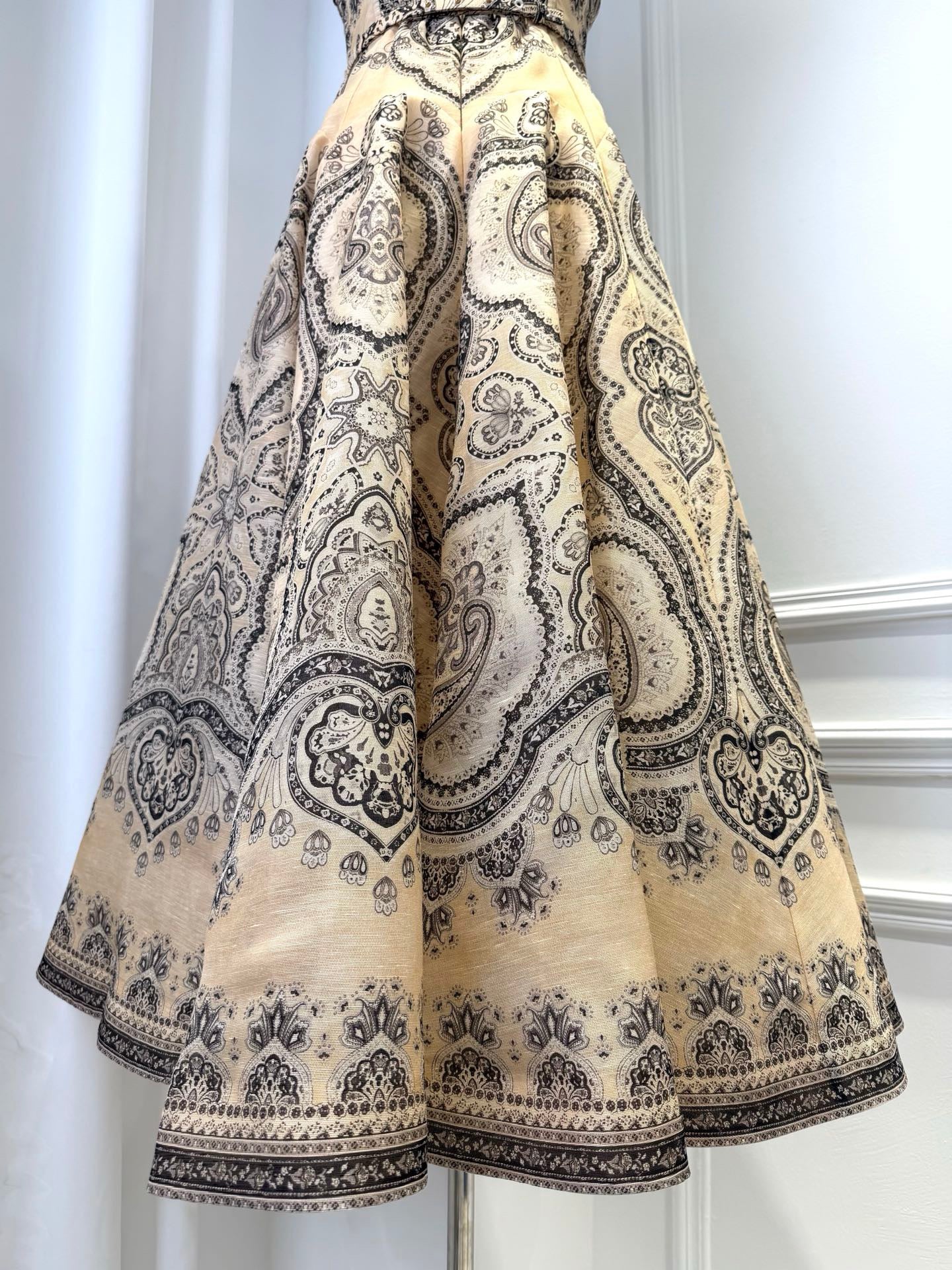 Paisley Medallion Midi Dress